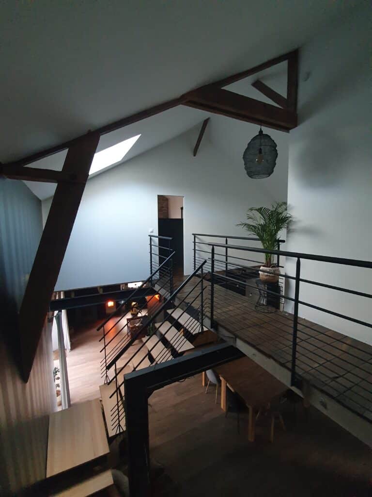 peinture cage escalier