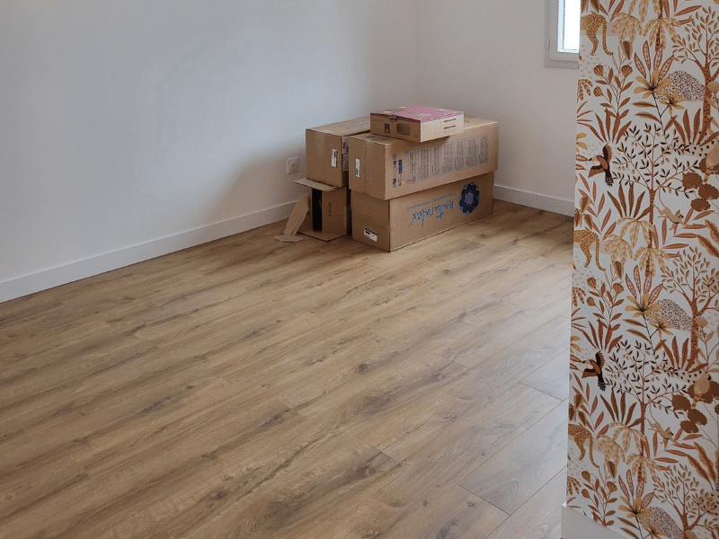 Pose de parquet