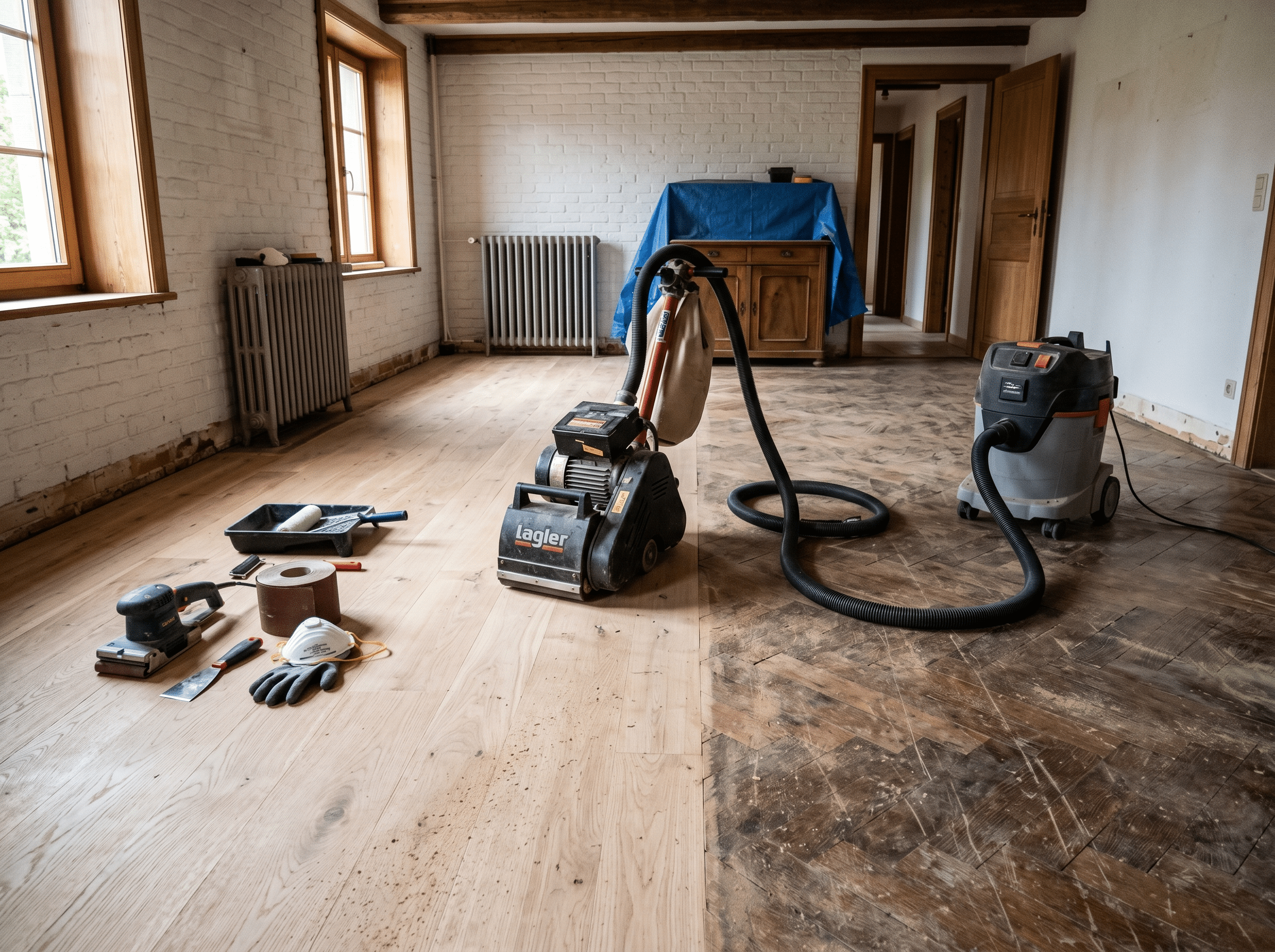 Ponçage parquet